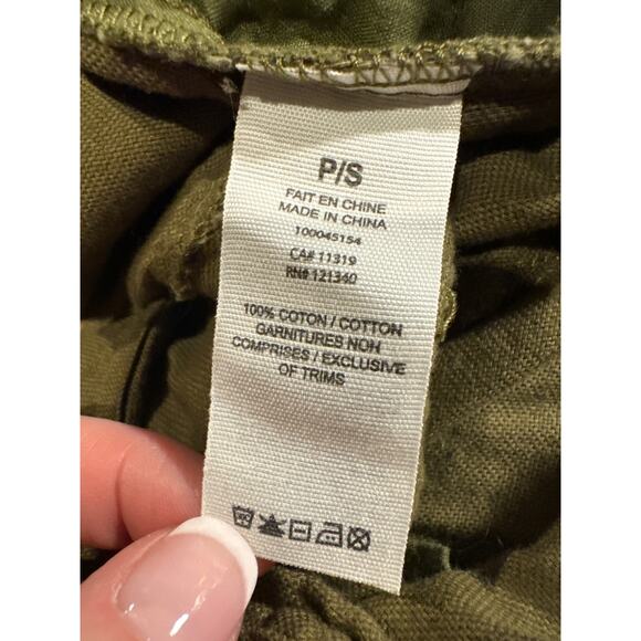 Garage Army Green Cotton Overalls with jogger cuffs size small - Picture 13 of 13